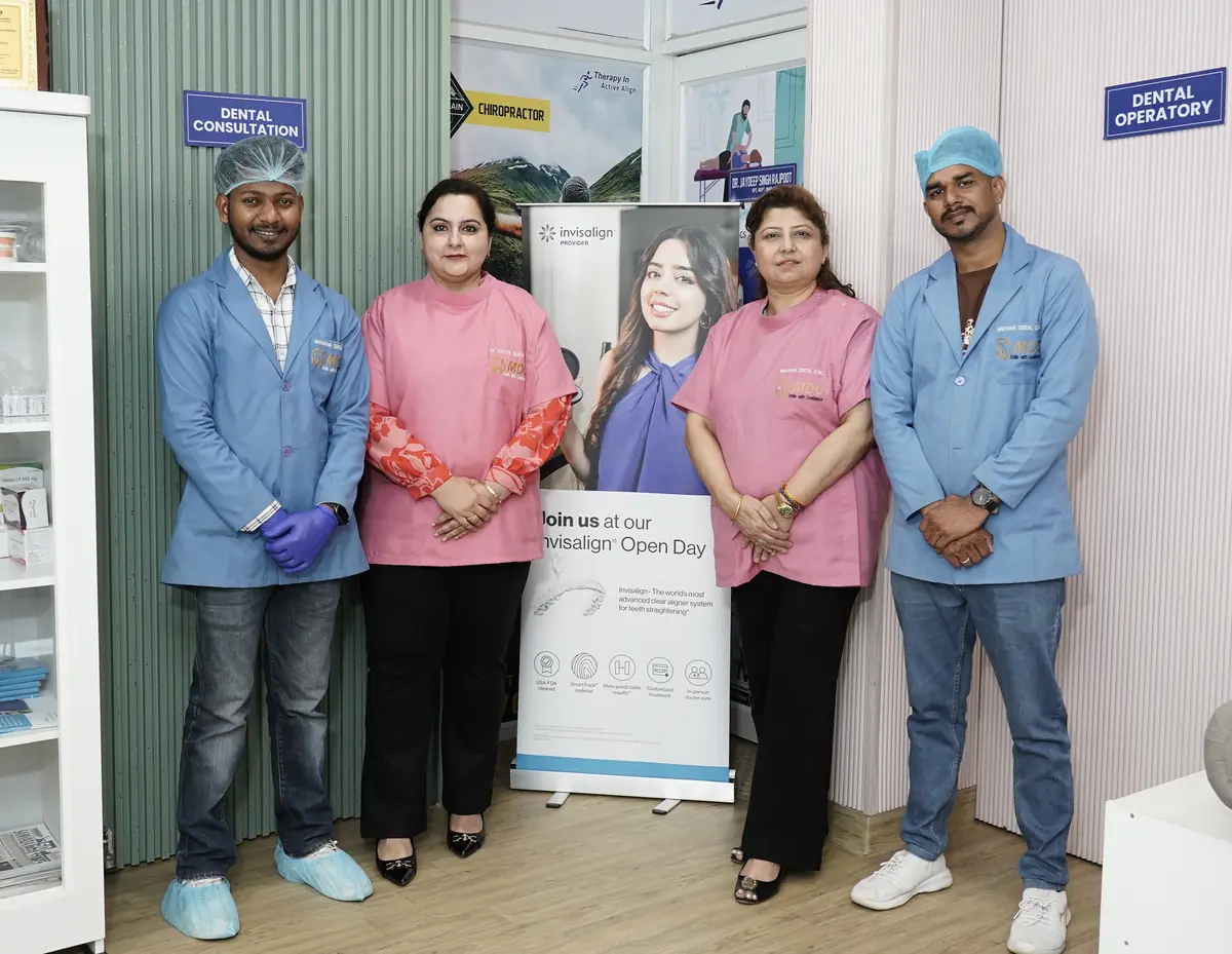Marwaha Dental Clinic team at Invisalign Open Day in Gurugram